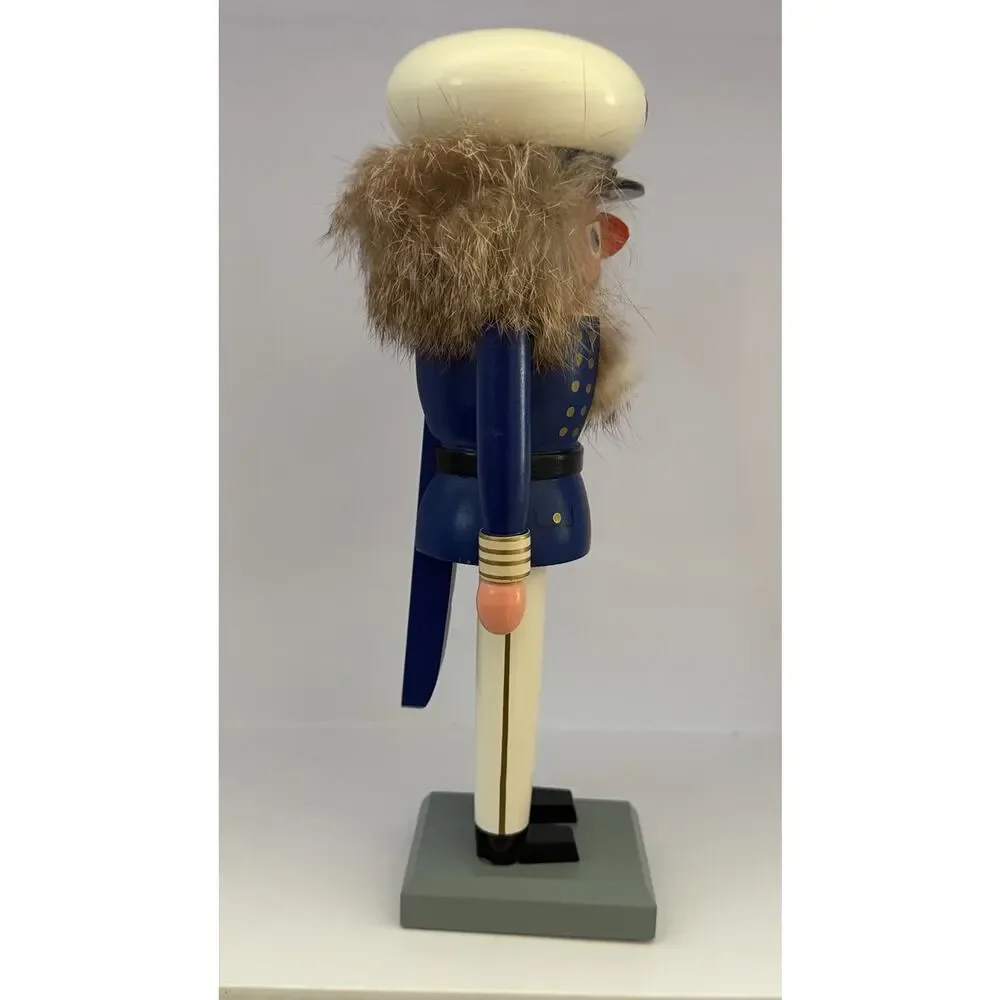 Vintage GDR Erzgebirge Sailor Nutcracker Sea Captain Expertic East Germany Wood